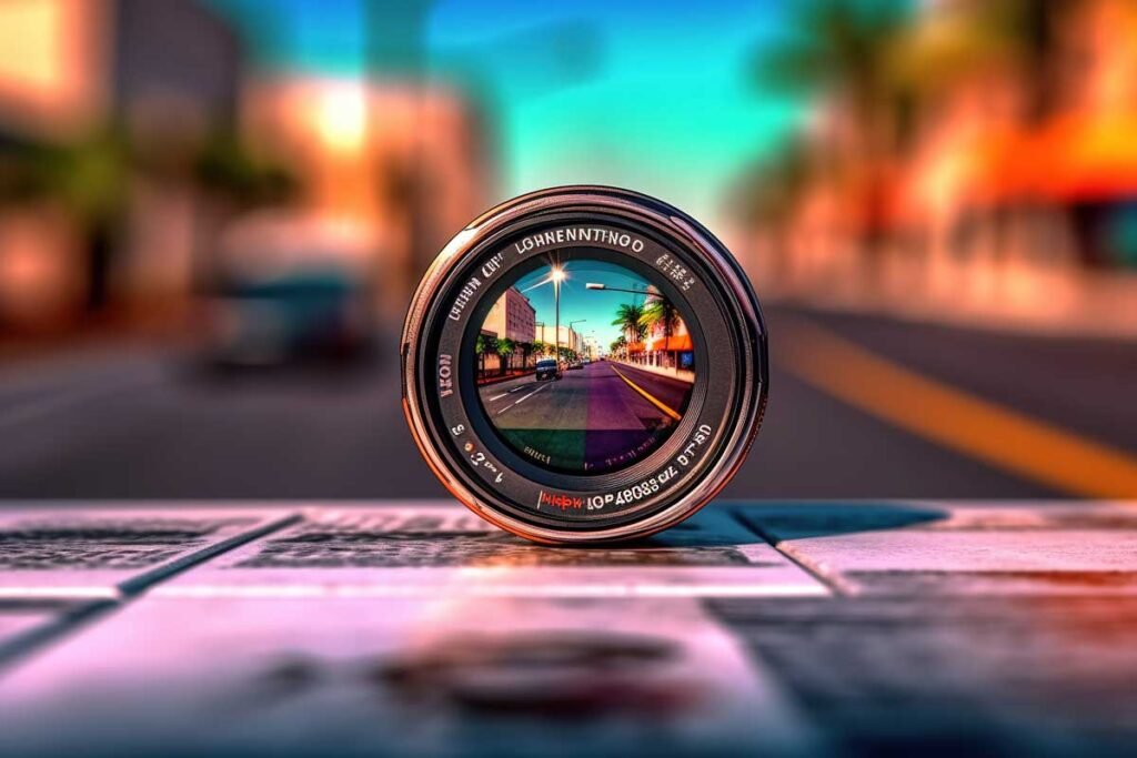 Amore e Connessione Digitale 10 video marketing - obiettivo camera in primo piano