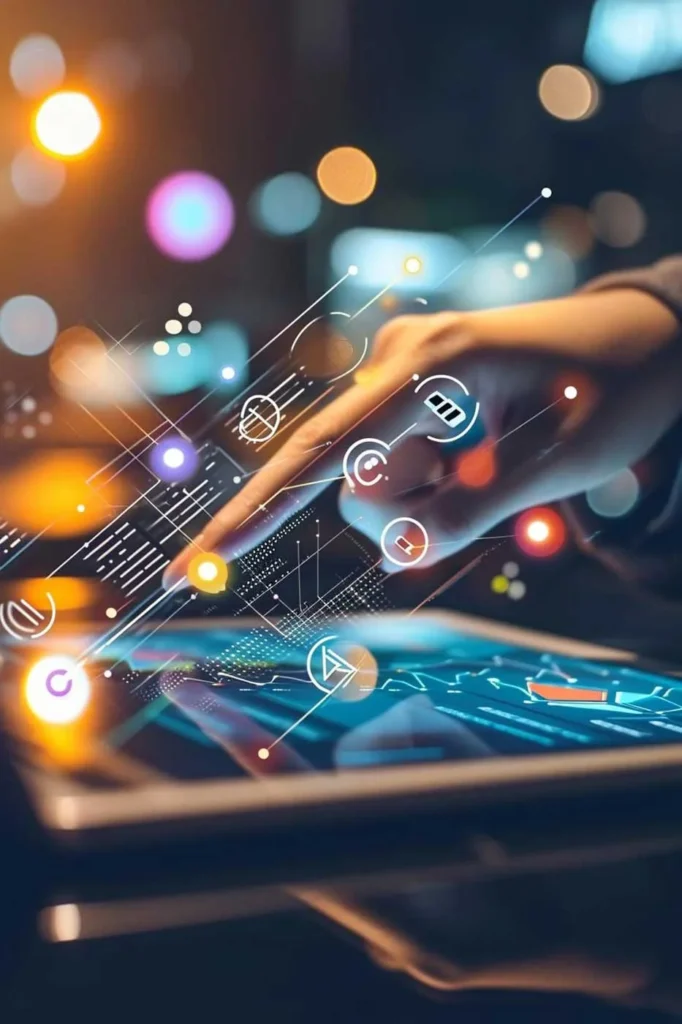 Multichannel Marketing Strategy 6 Multichannel Marketing Strategy mano che digita su una tastiera del computer