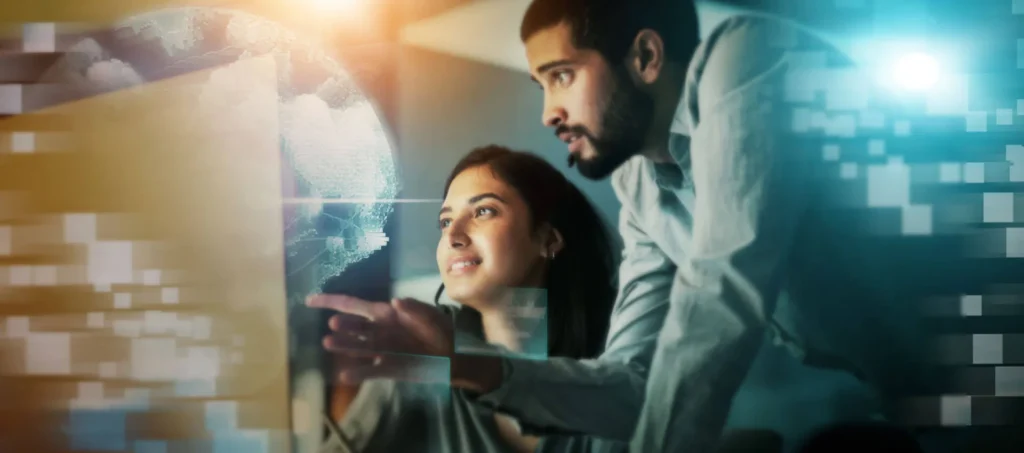 Lead Generation Tattiche e Strategie 1 Lead Generation due giovani che guardano il computer