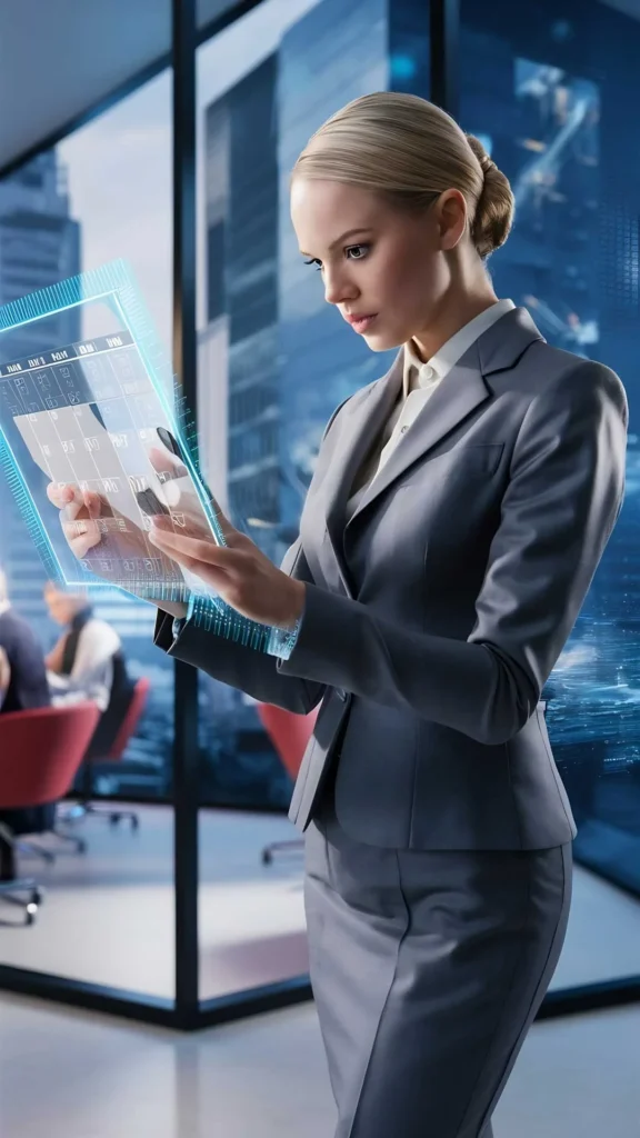 Digitalizzazione per PMI 6 Digitalizzazione per PMI donna di affari con in mano un tablet