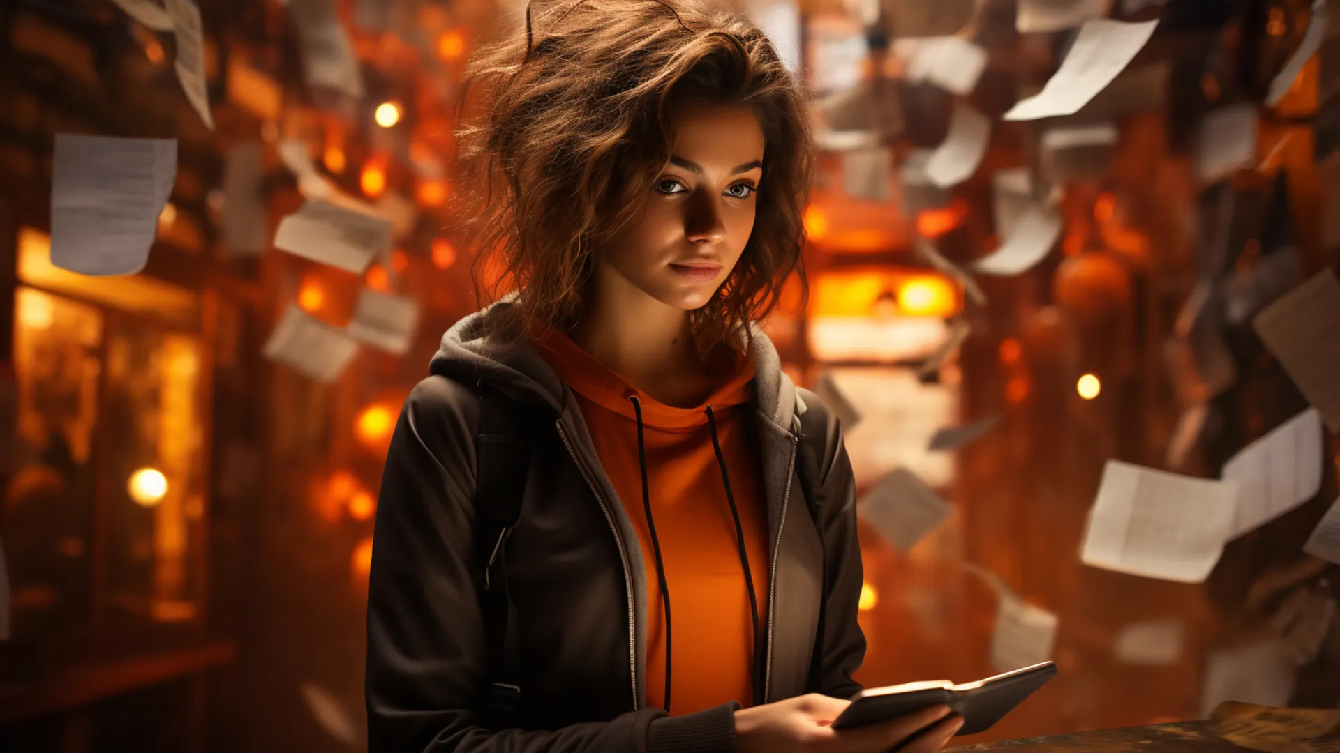 Content Marketing - giovane ragazza sorridente con un tablet in mano