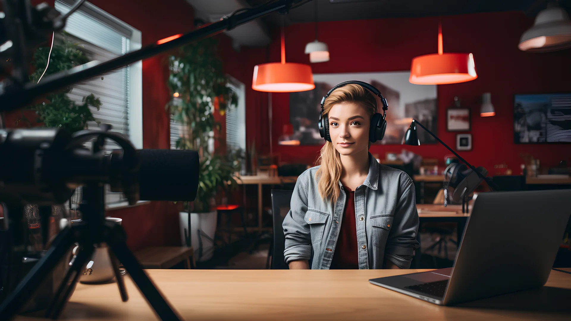 Video Marketing 4 Guida alla Creazione di Contenuti per il video marketing per PMI - ragazza davanti alla videocamera