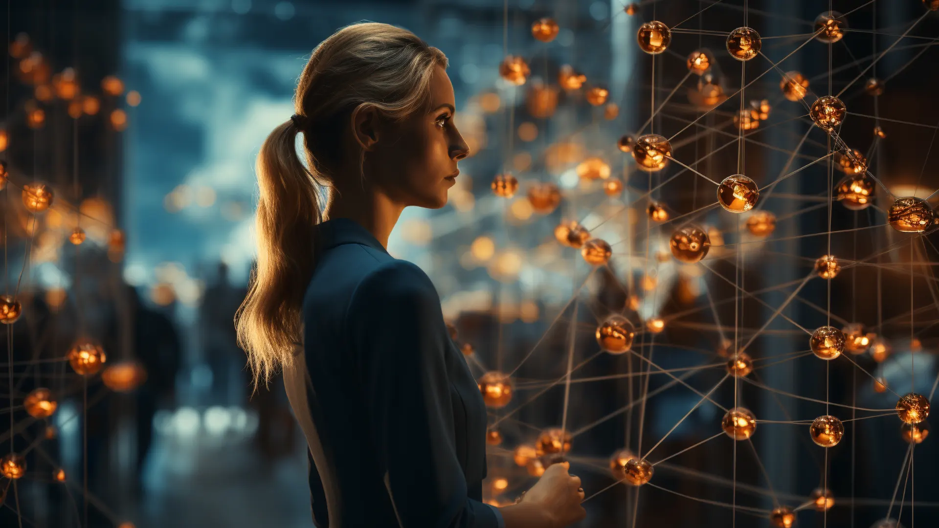 Marketing Automation per le PMI - ragazza immersa a molte icone di mail marketing