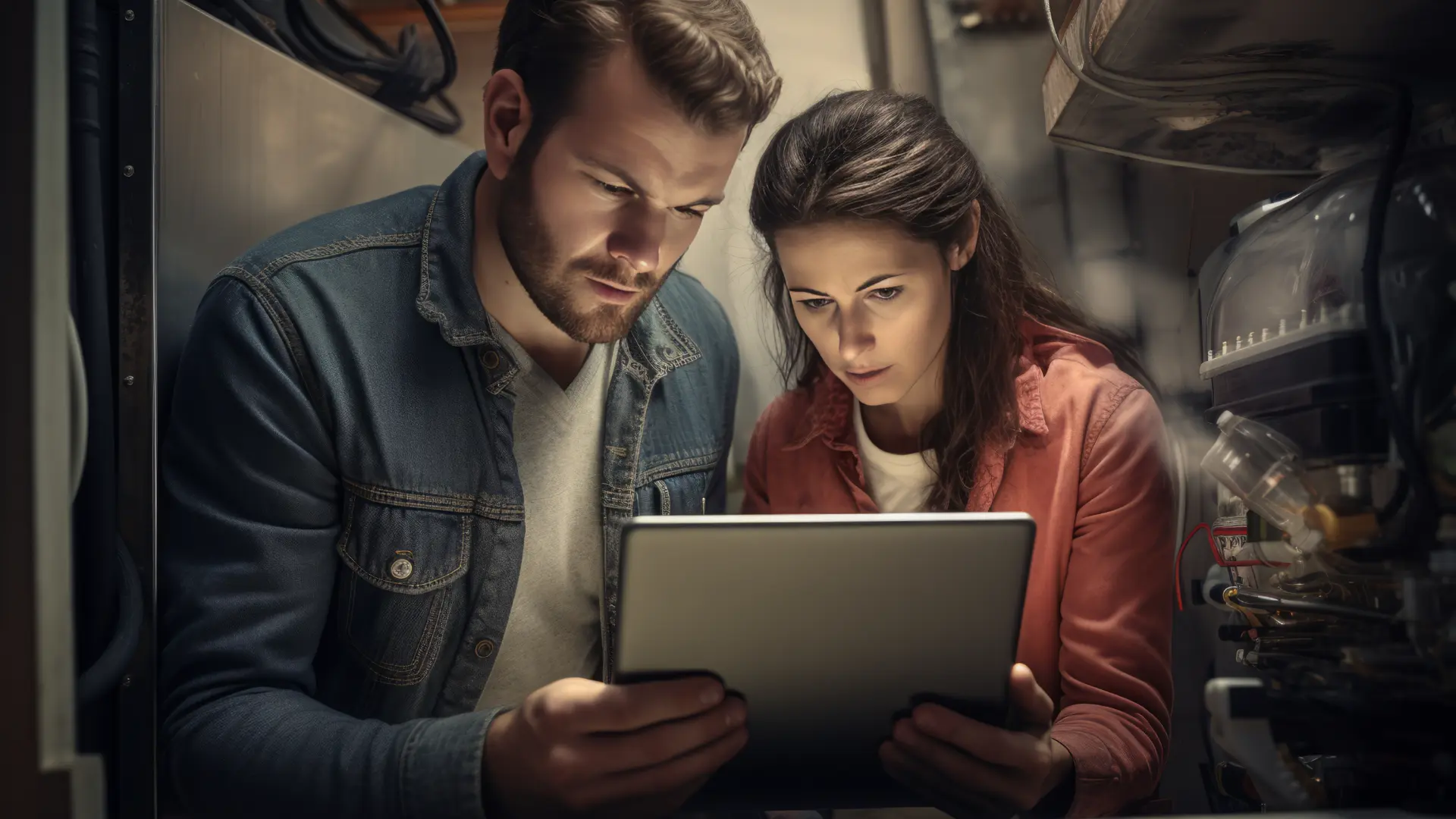 SEO Off-Page 6 SEO Off-Page - due persone che guardano un tablet