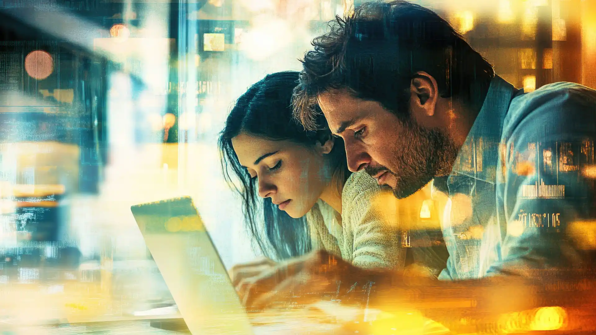 SEO On-Page 5 SEO On-Page - due ragazzi che stanno leggendo davanti a un portatile