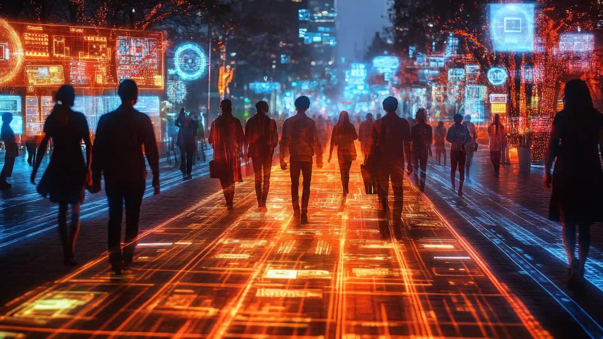 Misurazione campagne Proximity Marketing - Persone che passeggiano per strada