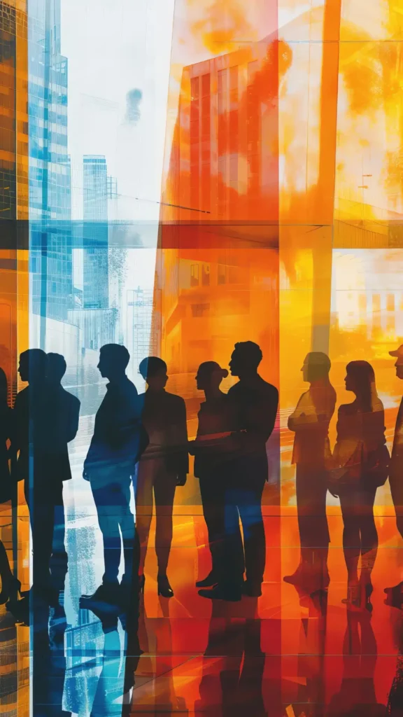 Misurazione campagne Proximity Marketing - persone in una città