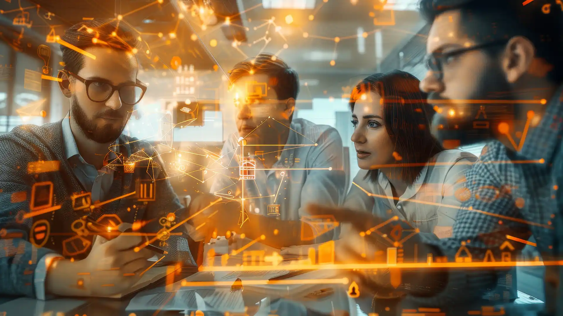 Sistema di Marketing Automation - Gruppo di marketers al lavoro