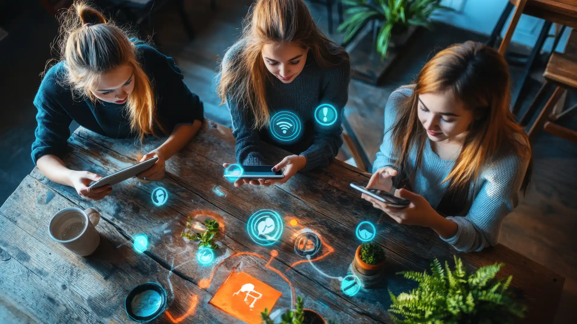 Sistema di Marketing Automation - Ragazza che usa il device Mobile